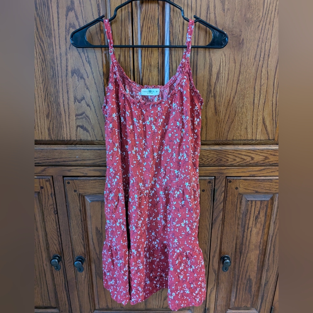 NATURAL LIFE Rust Floral Sundress